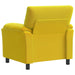Bank Geel 94 x 85 x 93 cm fluweel