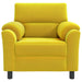 Bank Geel 94 x 85 x 93 cm fluweel