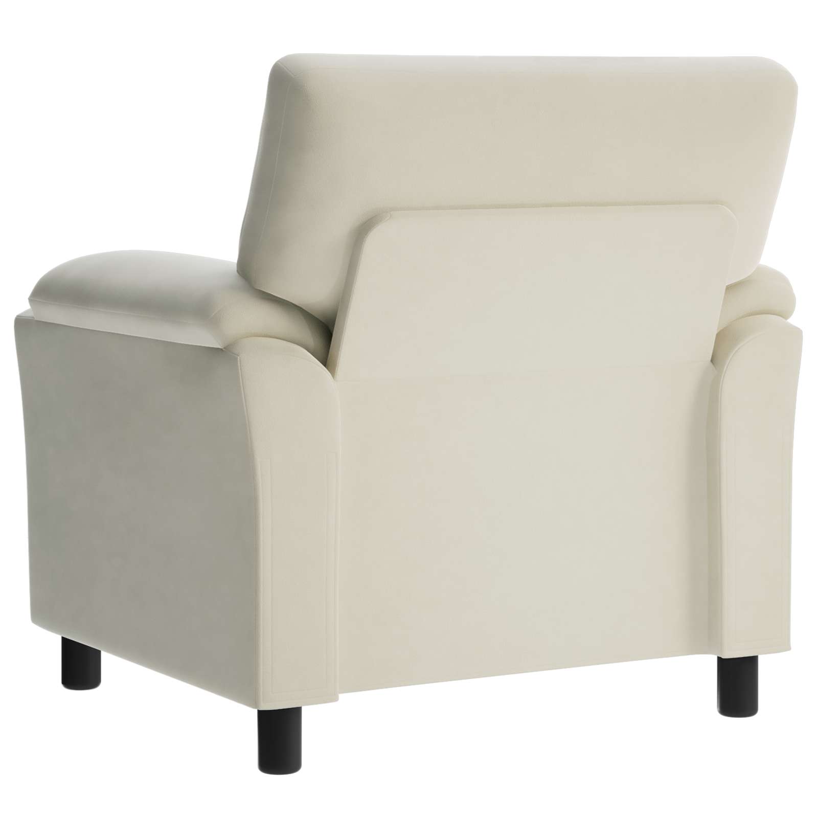 Bank Crèmekleurig 94 x 85 x 93 cm fluweel