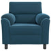 Bank Blauw 94 x 85 x 93 cm fluweel
