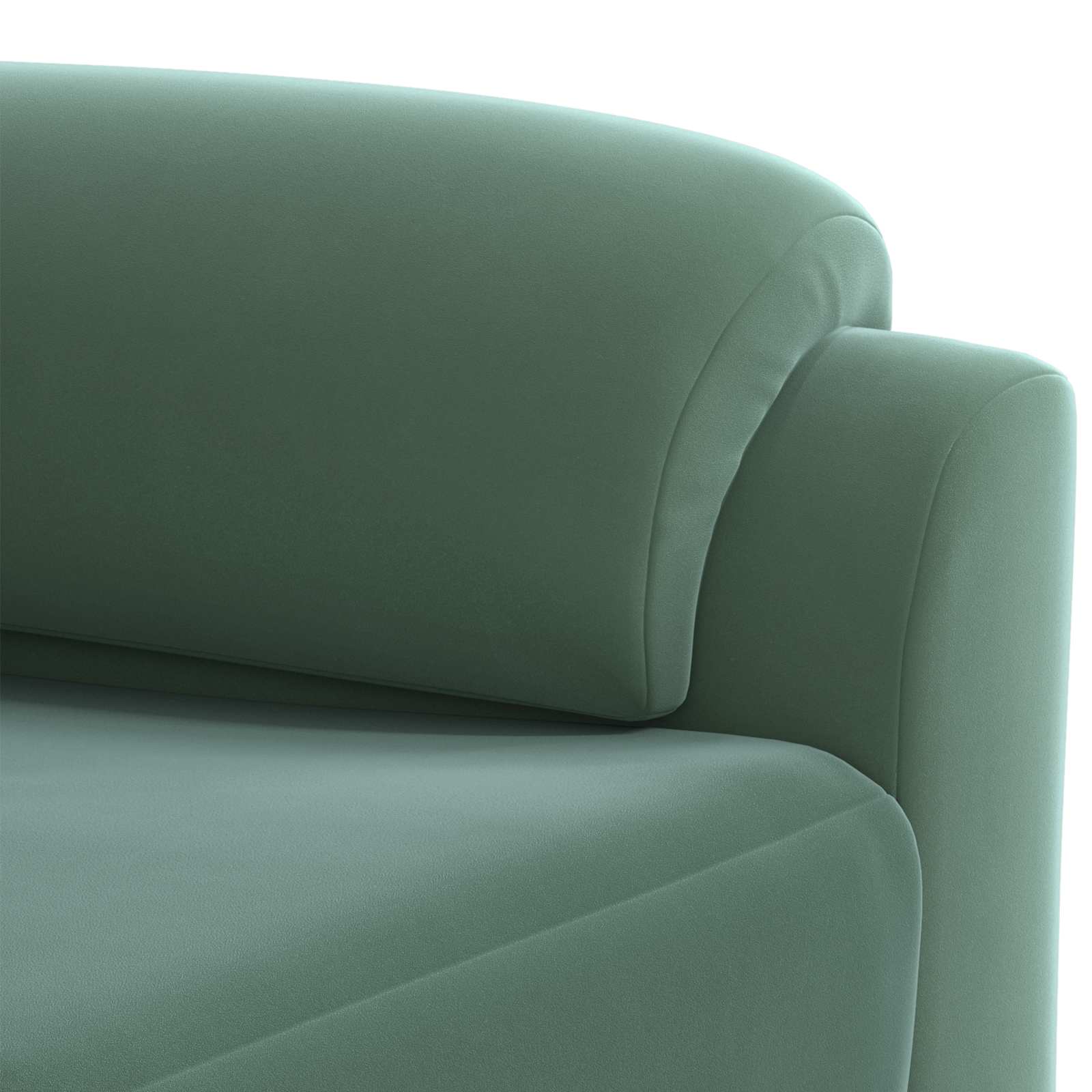 Bank Zeegroen 94 x 85 x 93 cm fluweel