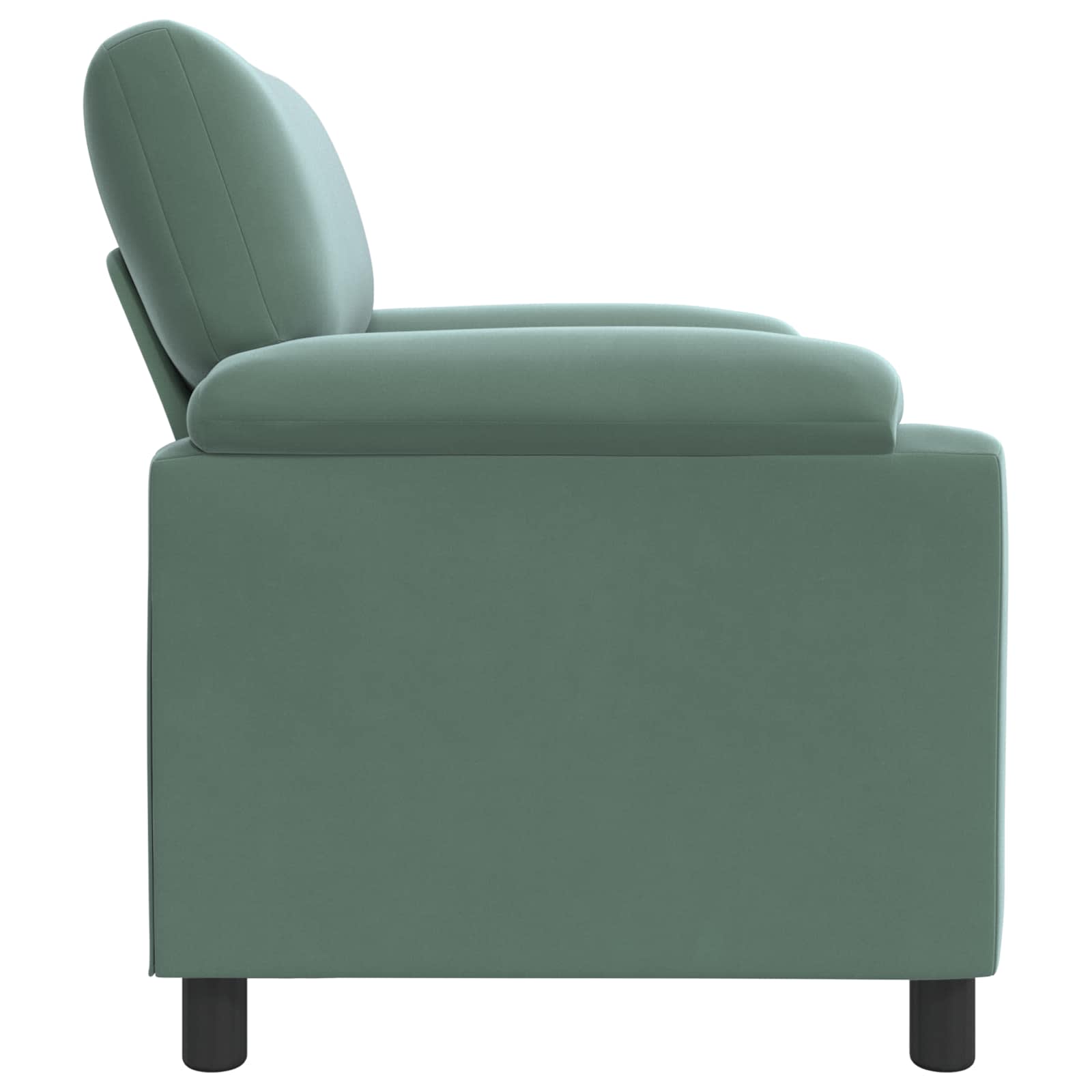 Bank Zeegroen 94 x 85 x 93 cm fluweel