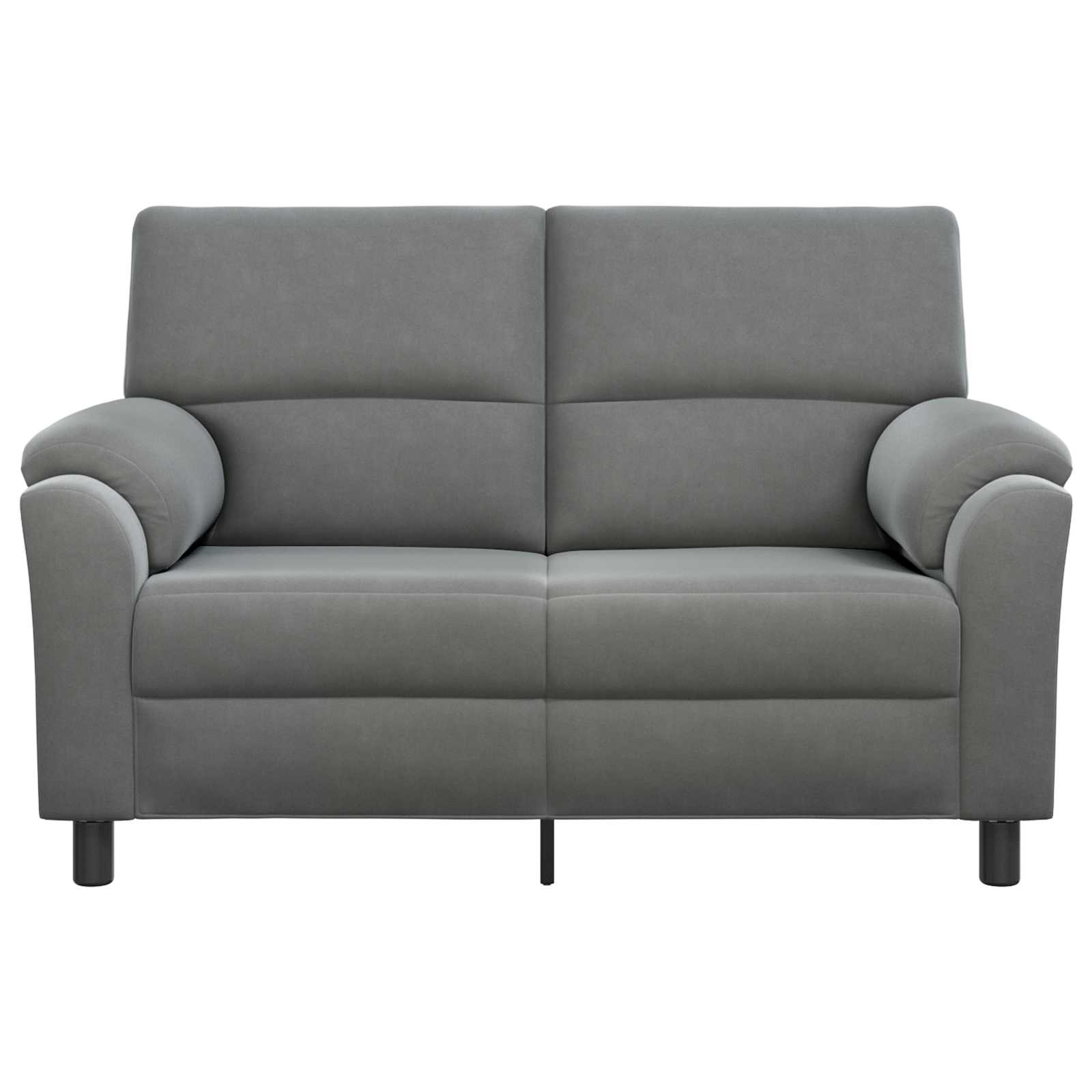 Bank Donkergrijs 154 x 85 x 93 cm fluweel