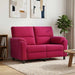 Bank Wijnrood 154 x 85 x 93 cm fluweel