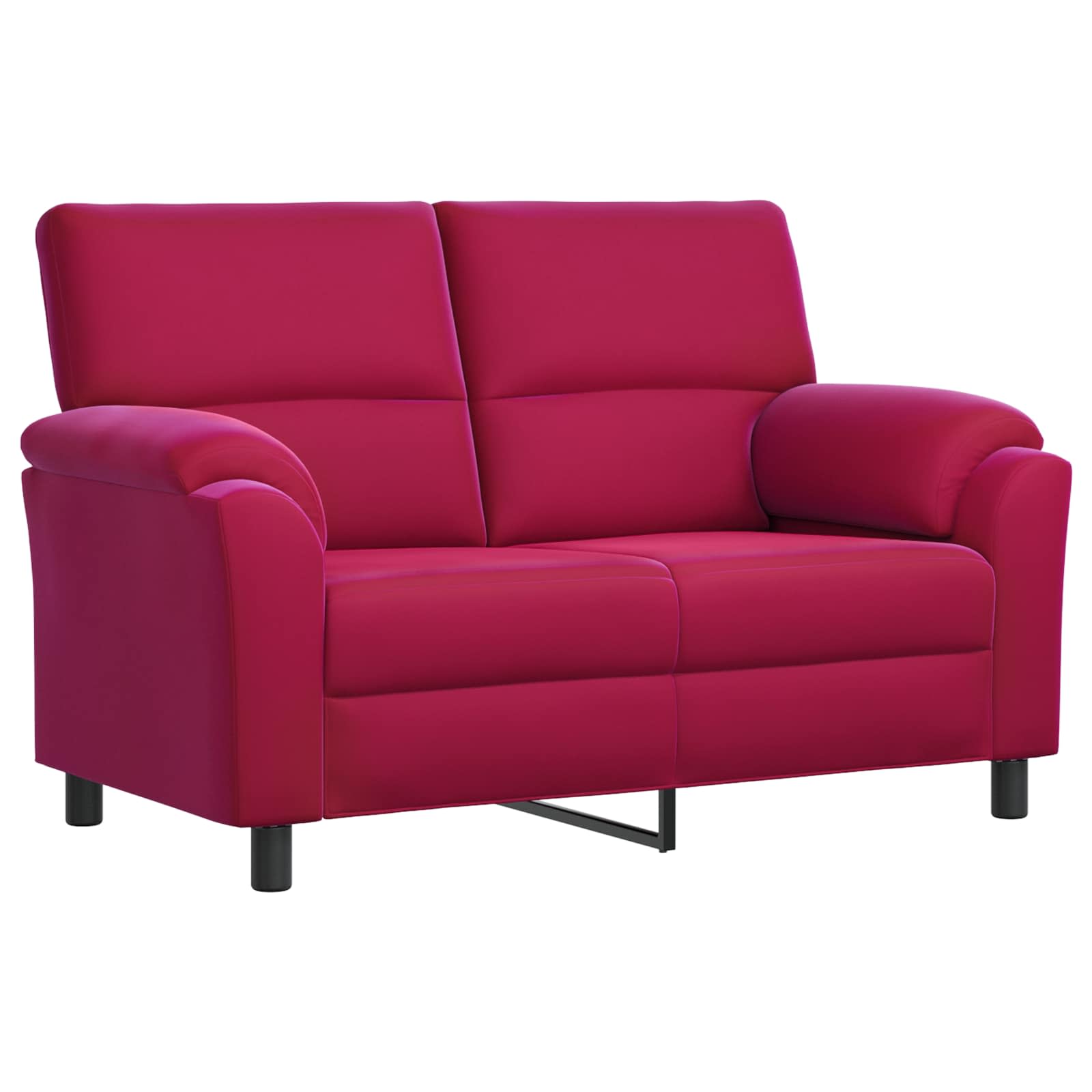 Bank Wijnrood 154 x 85 x 93 cm fluweel