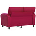 Bank Wijnrood 154 x 85 x 93 cm fluweel