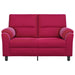 Bank Wijnrood 154 x 85 x 93 cm fluweel