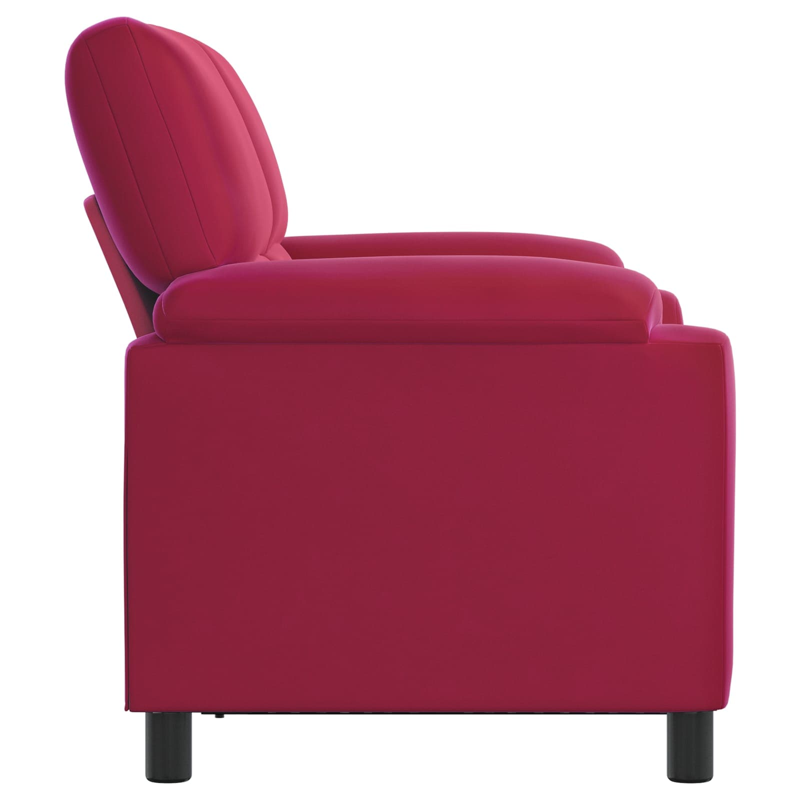 Bank Wijnrood 154 x 85 x 93 cm fluweel