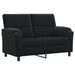 Bank Zwart 154 x 85 x 93 cm fluweel