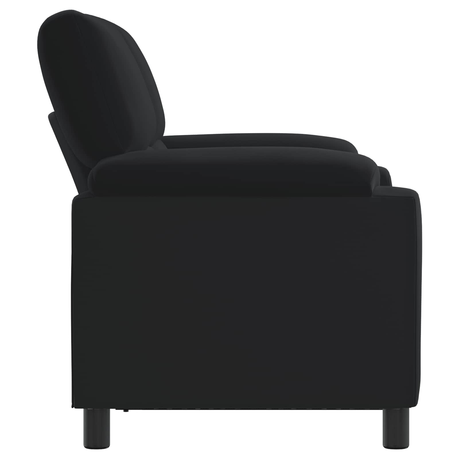 Bank Zwart 154 x 85 x 93 cm fluweel