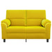 Bank Geel 154 x 85 x 93 cm fluweel
