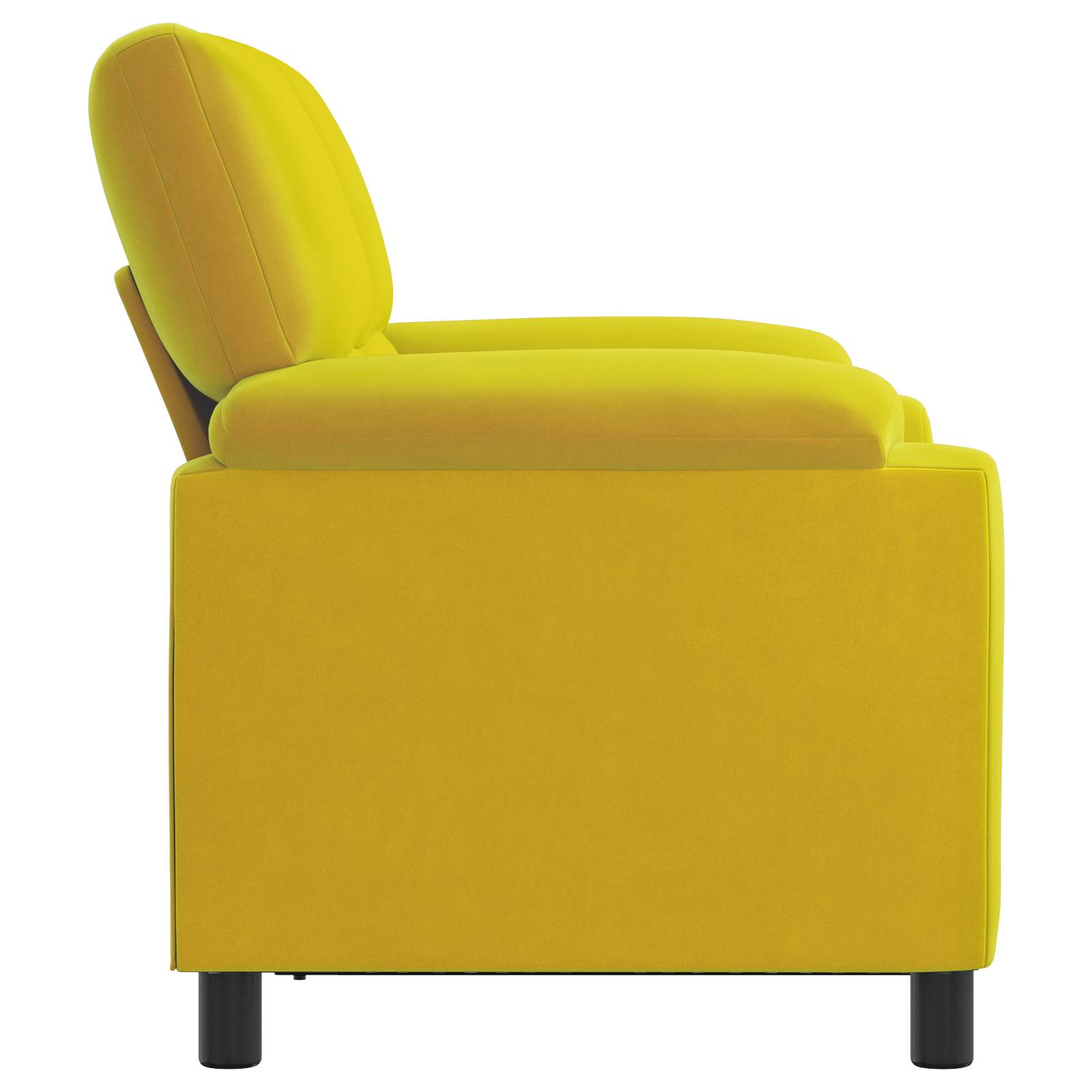 Bank Geel 154 x 85 x 93 cm fluweel