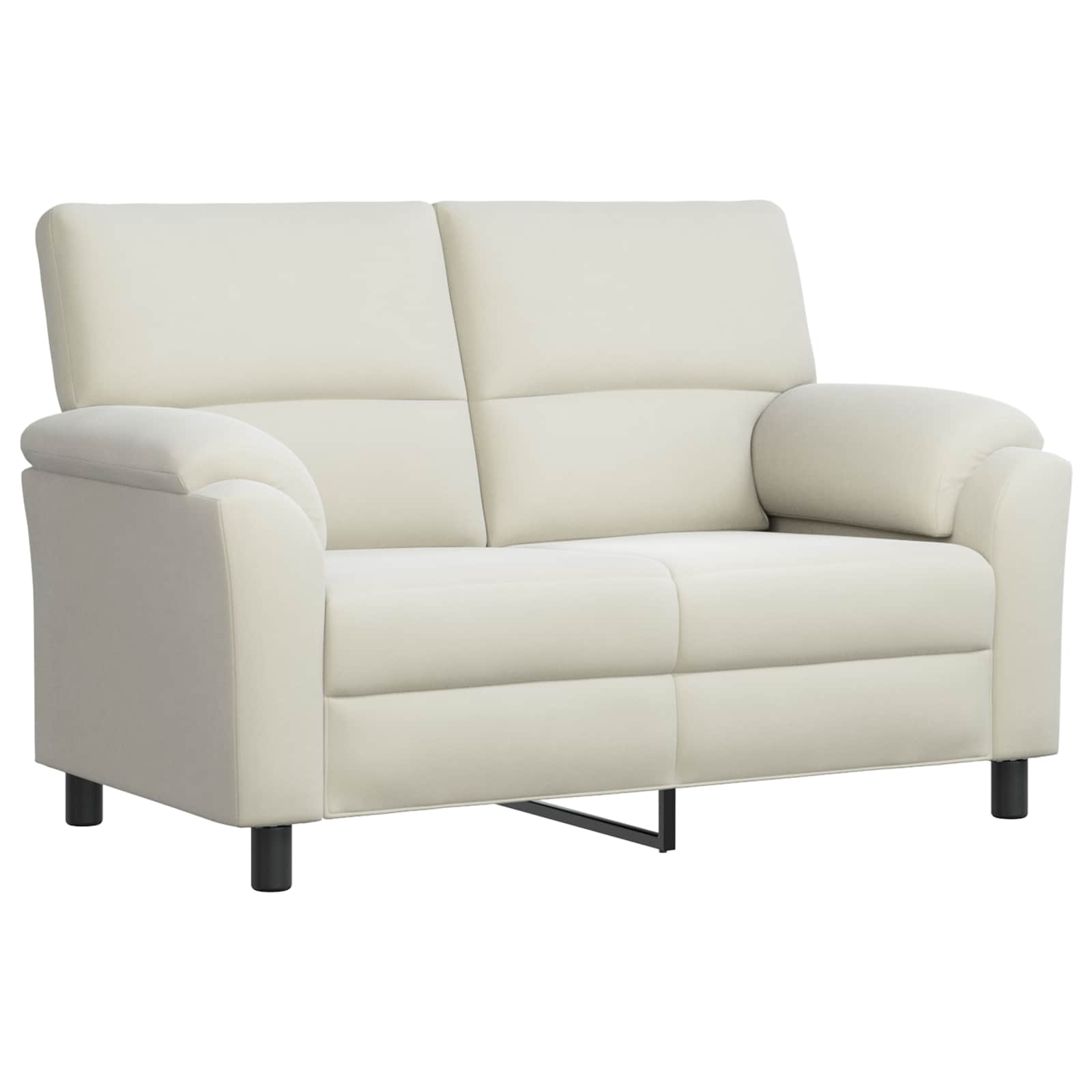 Bank Crèmekleurig 154 x 85 x 93 cm fluweel