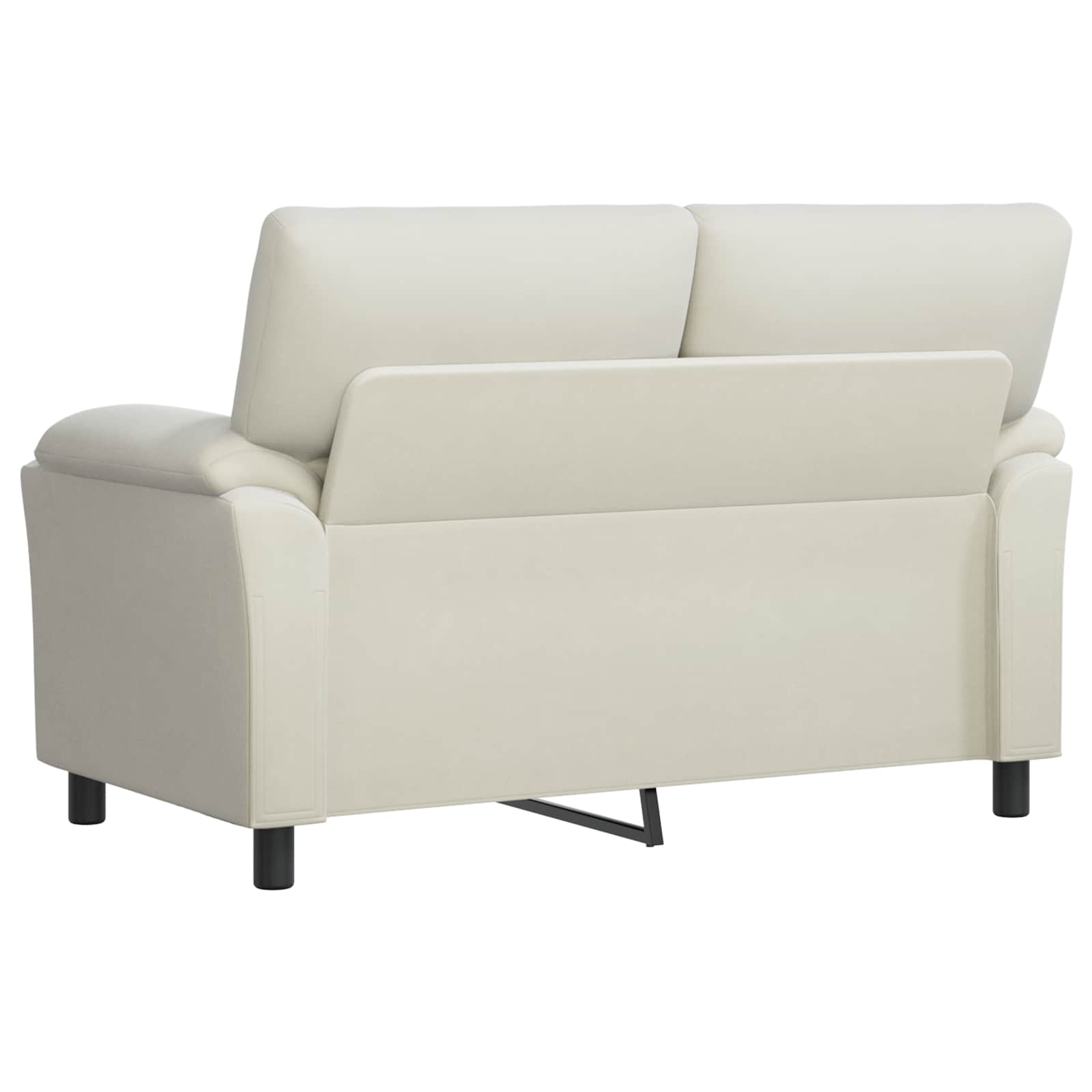 Bank Crèmekleurig 154 x 85 x 93 cm fluweel