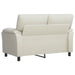 Bank Crèmekleurig 154 x 85 x 93 cm fluweel