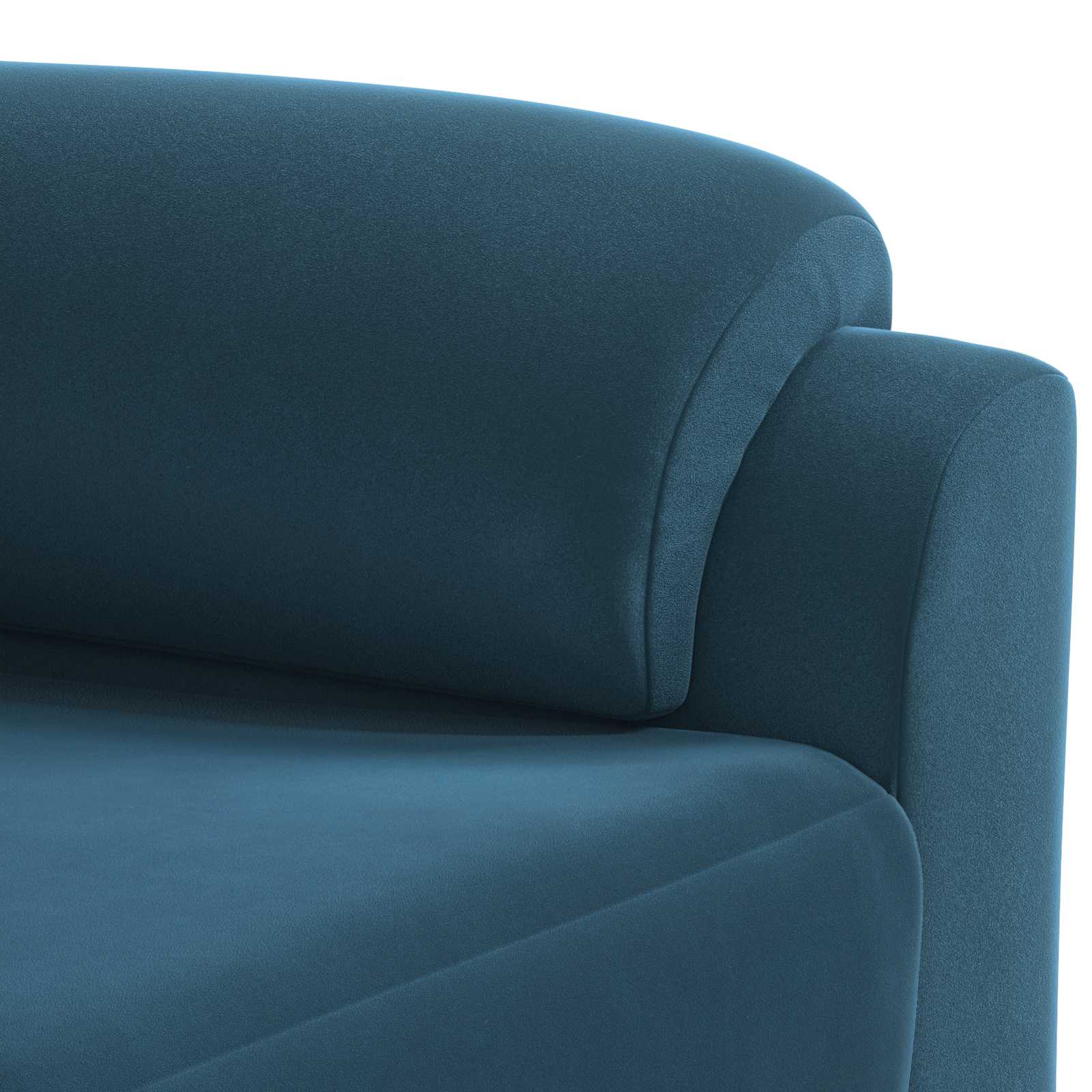 Bank Blauw 154 x 85 x 93 cm fluweel