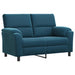 Bank Blauw 154 x 85 x 93 cm fluweel