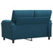 Bank Blauw 154 x 85 x 93 cm fluweel