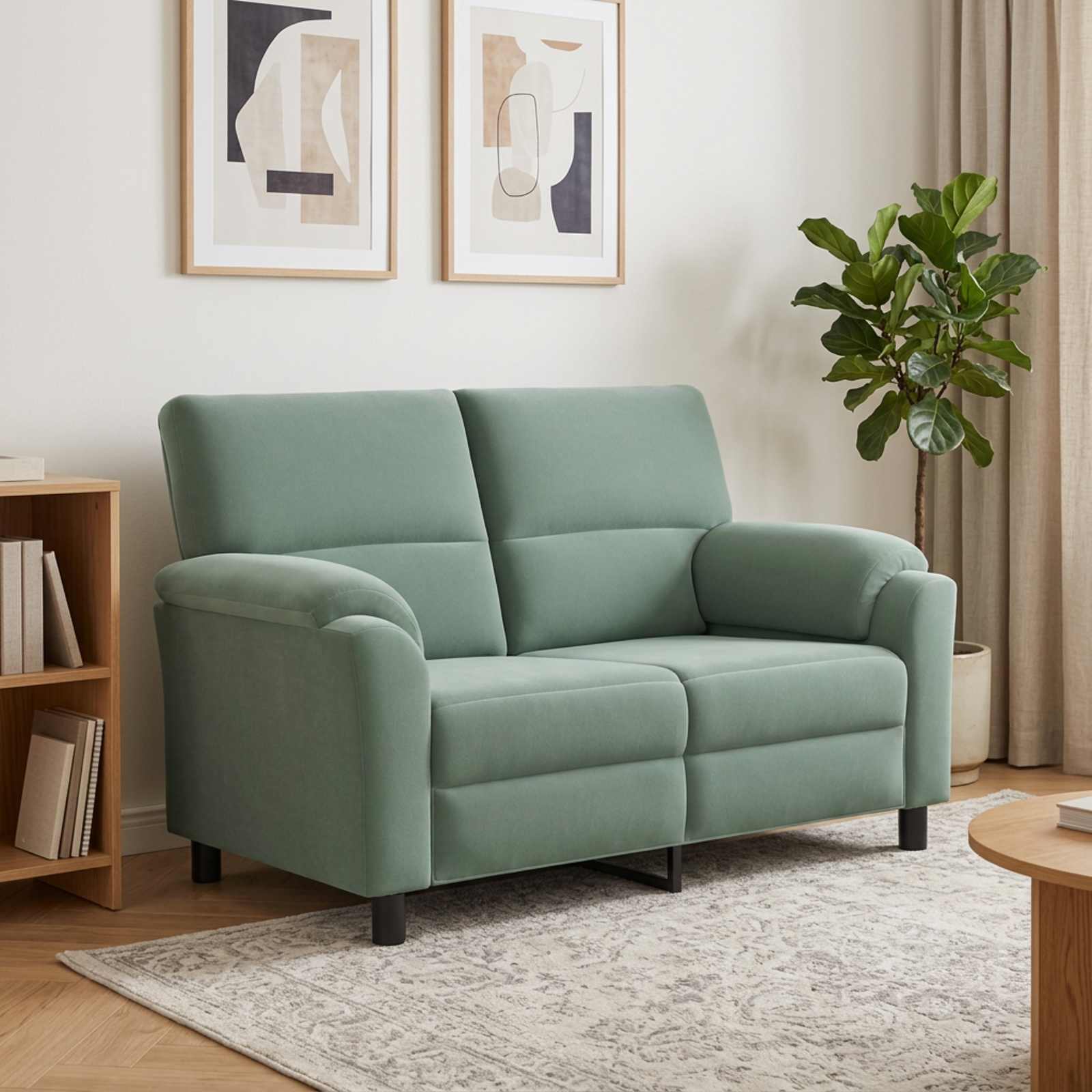 Bank Zeegroen 154 x 85 x 93 cm fluweel