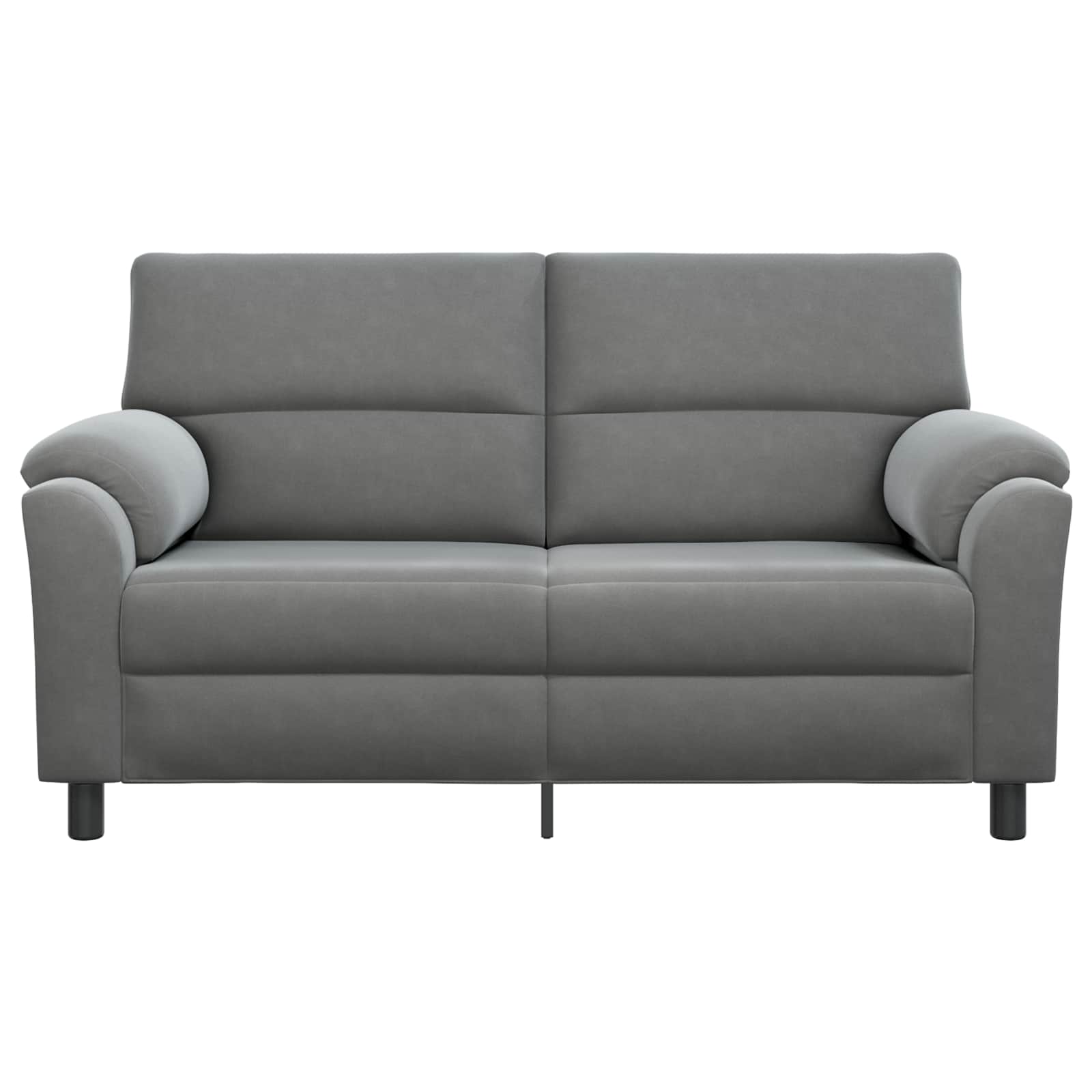 Bank Donkergrijs 174 x 85 x 93 cm fluweel