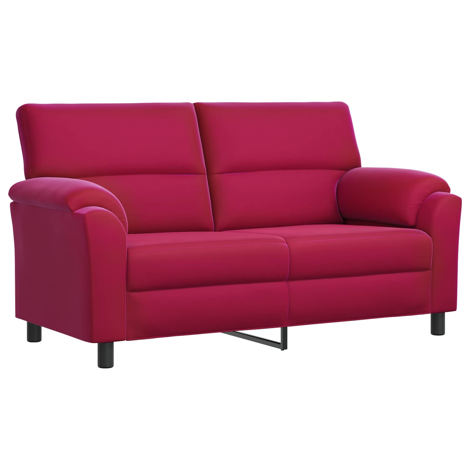 Bank Wijnrood 174 x 85 x 93 cm fluweel