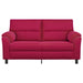 Bank Wijnrood 174 x 85 x 93 cm fluweel