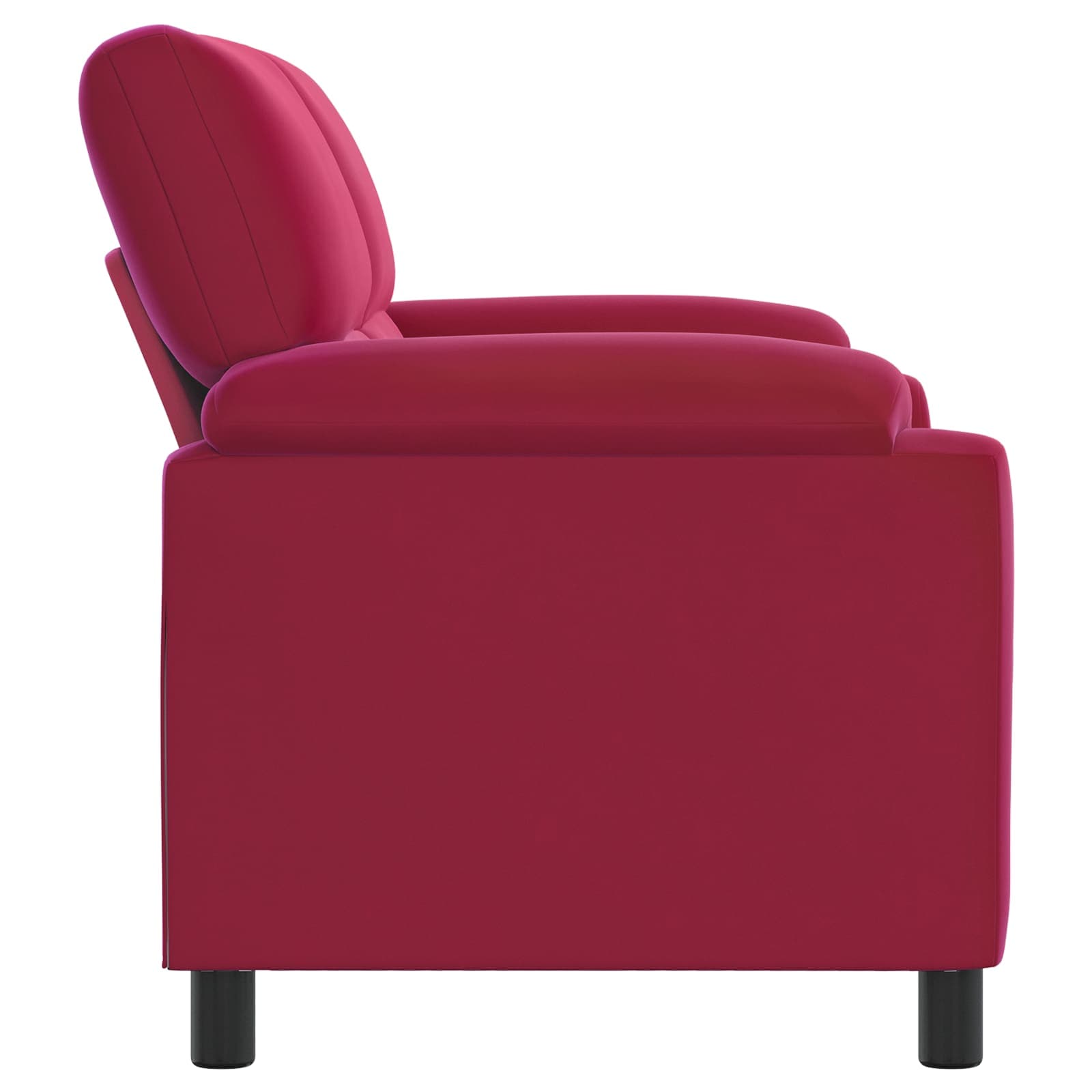 Bank Wijnrood 174 x 85 x 93 cm fluweel