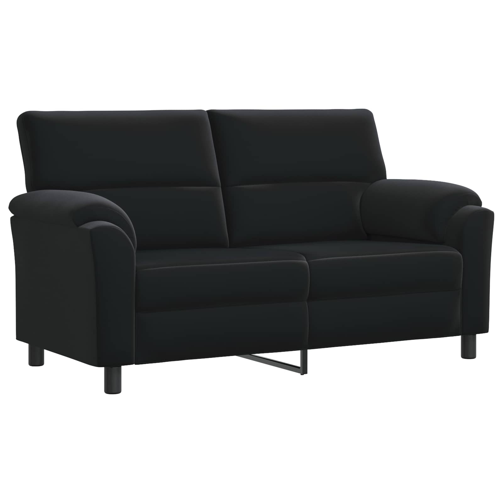Bank Zwart 174 x 85 x 93 cm fluweel