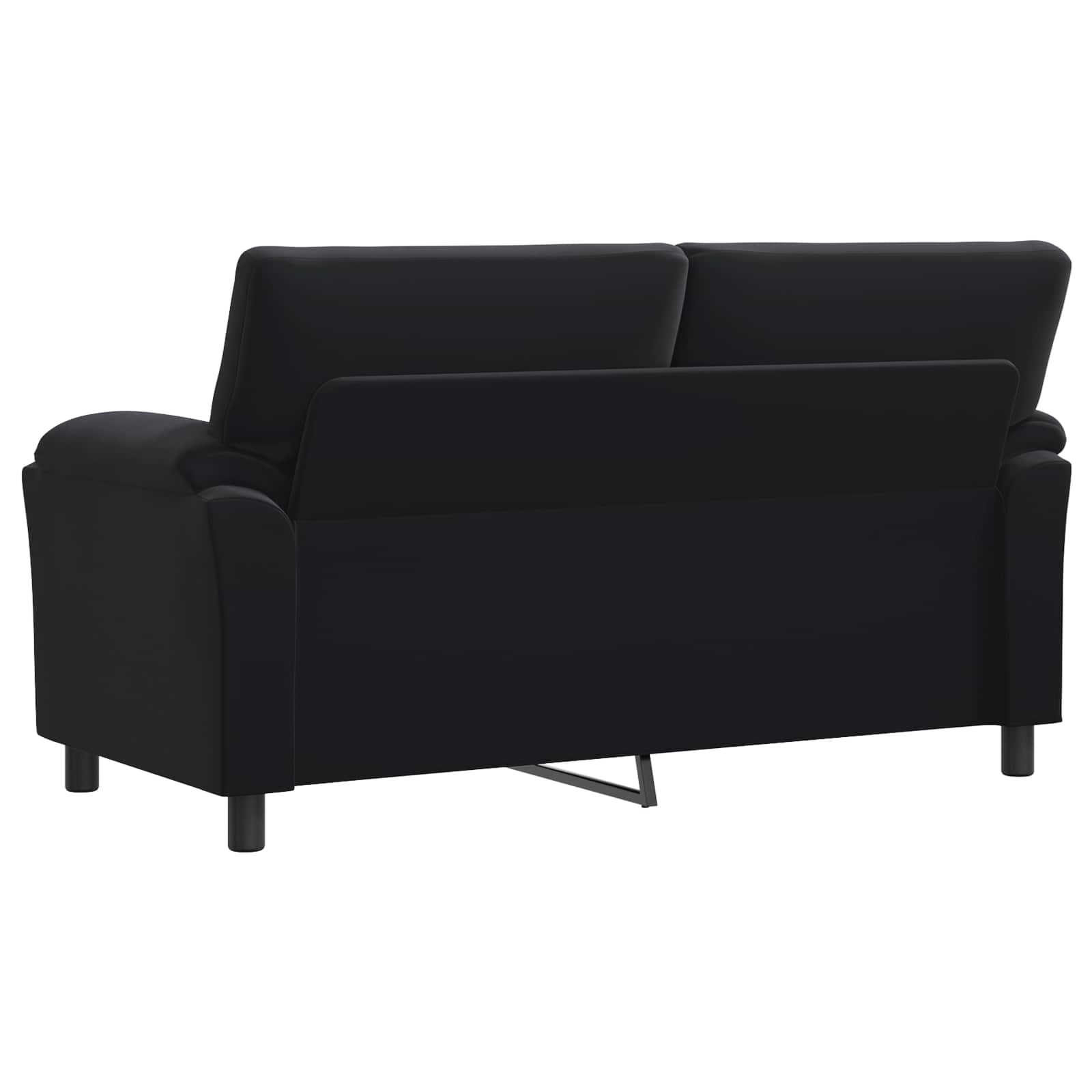 Bank Zwart 174 x 85 x 93 cm fluweel
