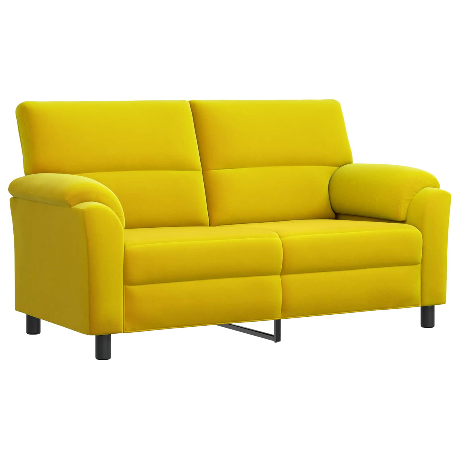 Bank Geel 174 x 85 x 93 cm fluweel