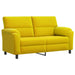 Bank Geel 174 x 85 x 93 cm fluweel