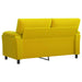 Bank Geel 174 x 85 x 93 cm fluweel