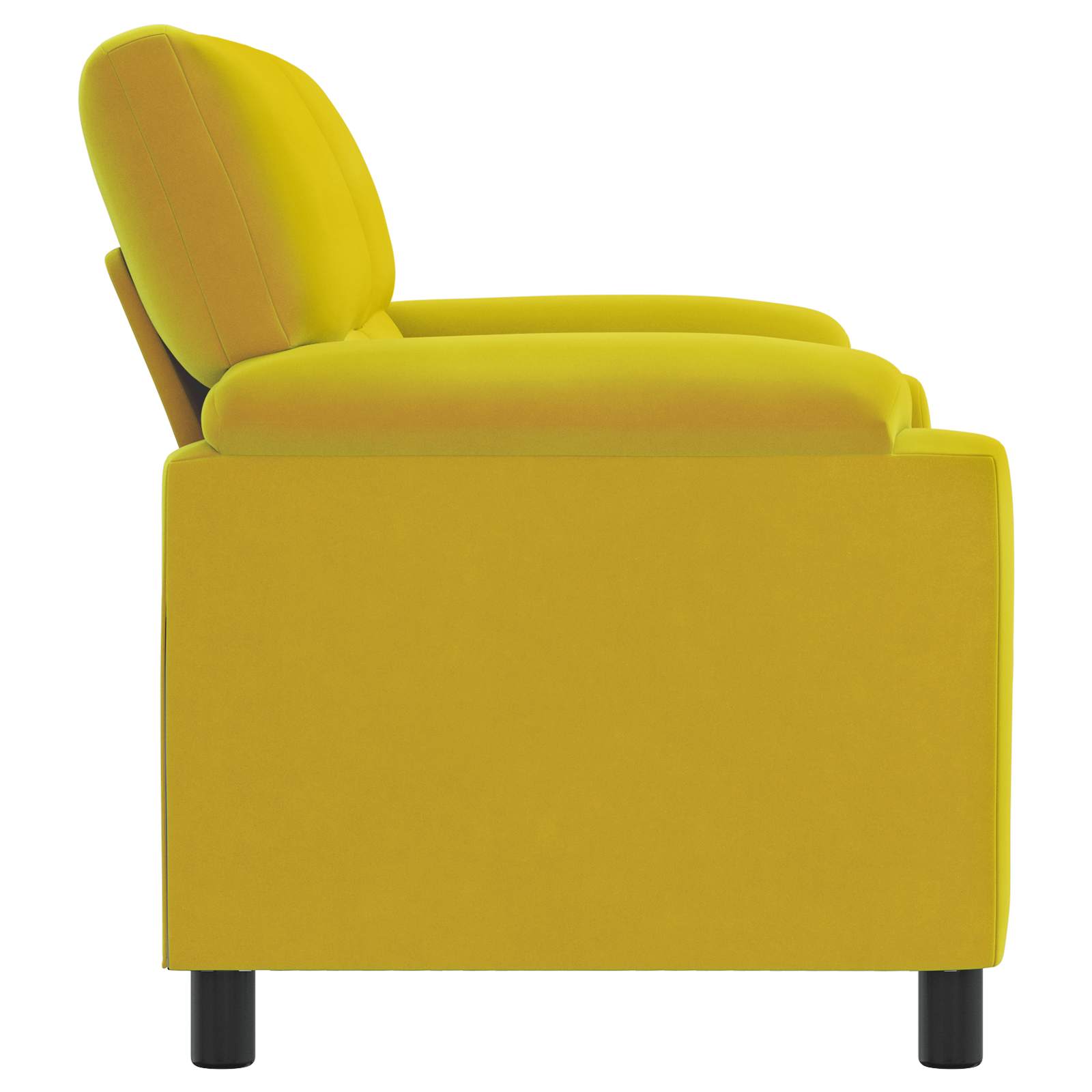 Bank Geel 174 x 85 x 93 cm fluweel