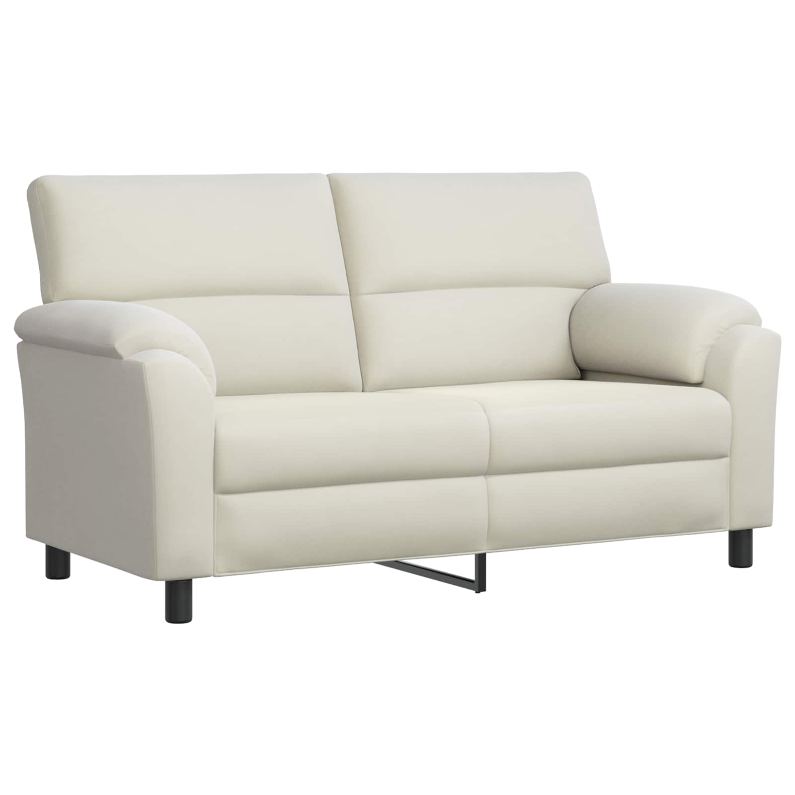 Bank Crèmekleurig 174 x 85 x 93 cm fluweel