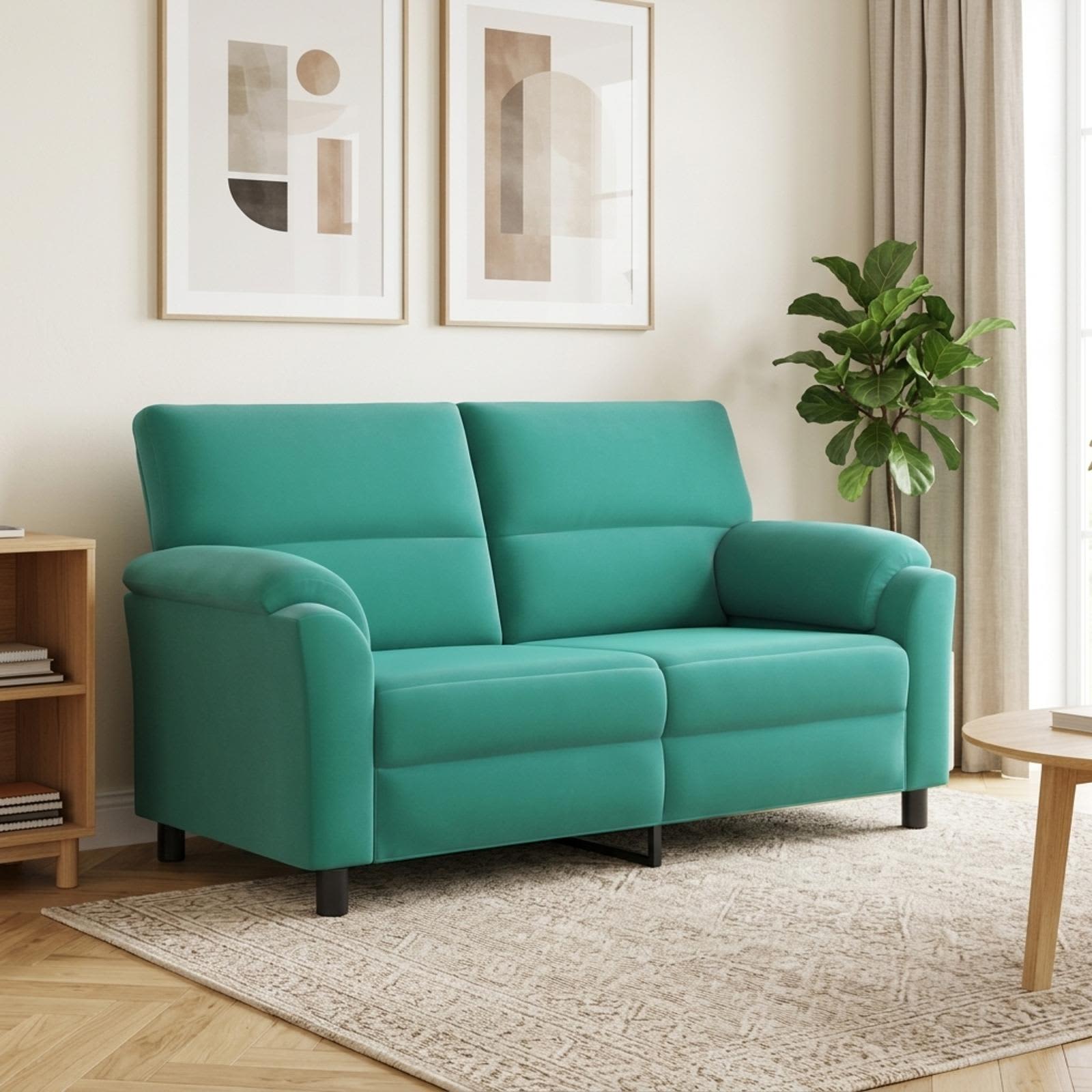 Bank Turquoise 174 x 85 x 93 cm fluweel