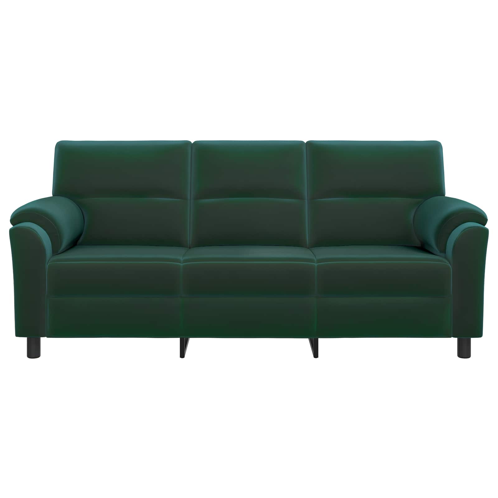 Bank Donkergroen 214 x 85 x 93 cm fluweel