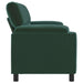 Bank Donkergroen 214 x 85 x 93 cm fluweel