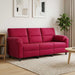 Bank Wijnrood 214 x 85 x 93 cm fluweel