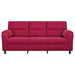 Bank Wijnrood 214 x 85 x 93 cm fluweel
