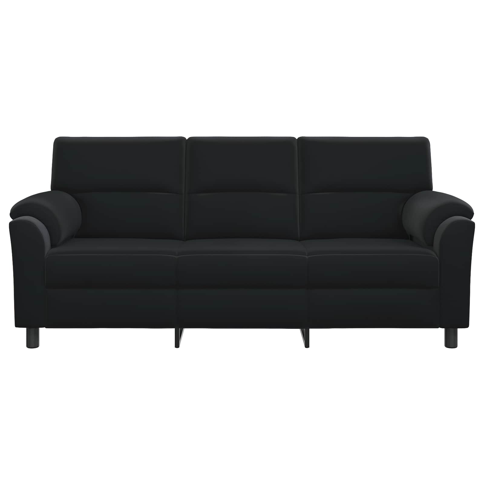 Bank Zwart 214 x 85 x 93 cm fluweel