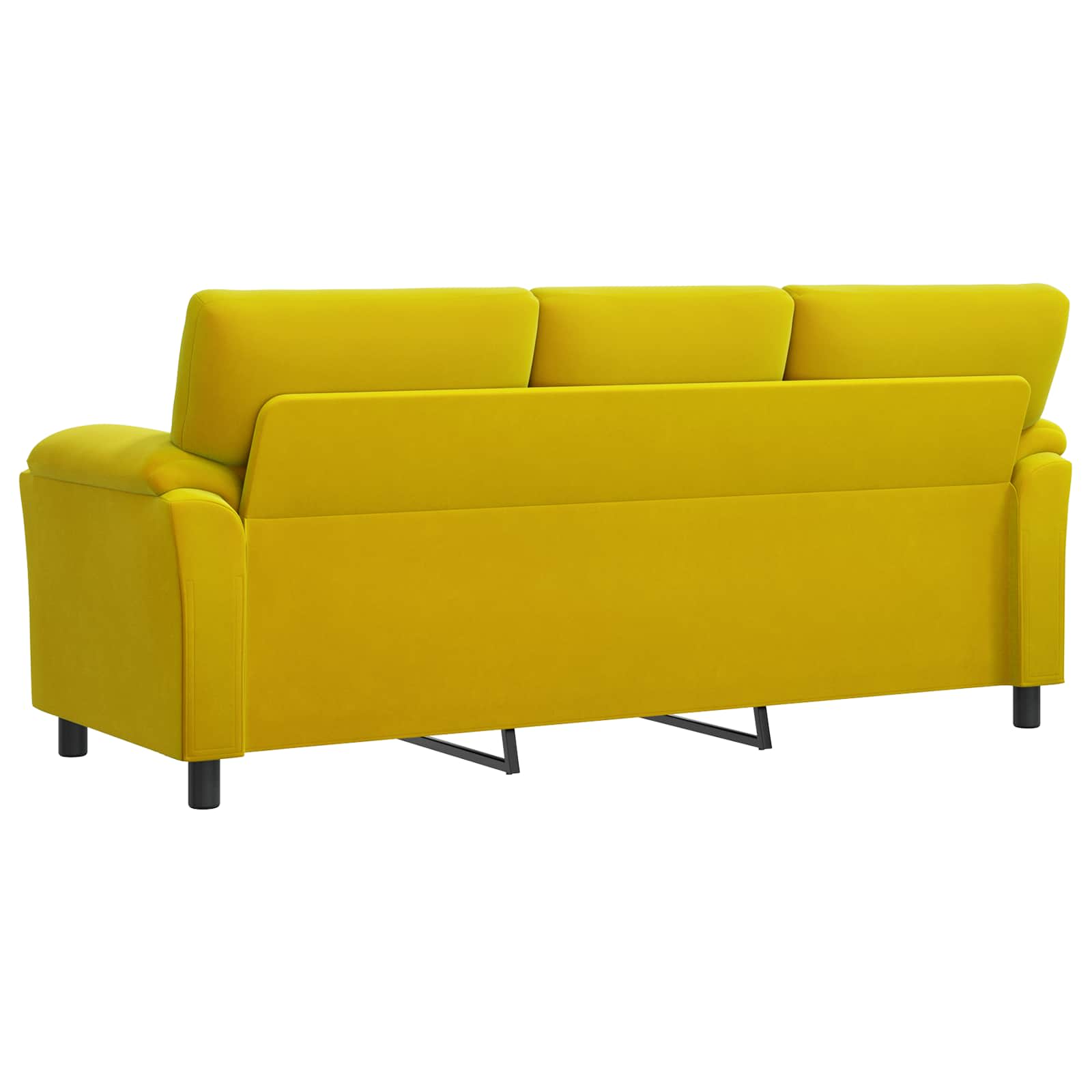 Bank Geel 214 x 85 x 93 cm fluweel