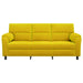 Bank Geel 214 x 85 x 93 cm fluweel