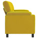 Bank Geel 214 x 85 x 93 cm fluweel