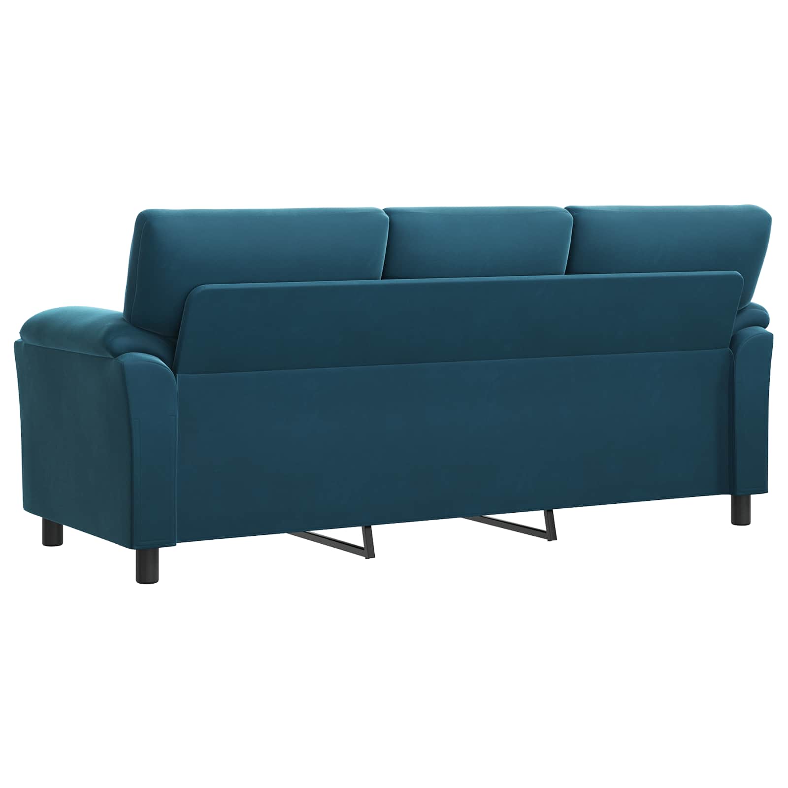 Bank Blauw 214 x 85 x 93 cm fluweel