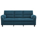 Bank Blauw 214 x 85 x 93 cm fluweel