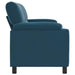 Bank Blauw 214 x 85 x 93 cm fluweel