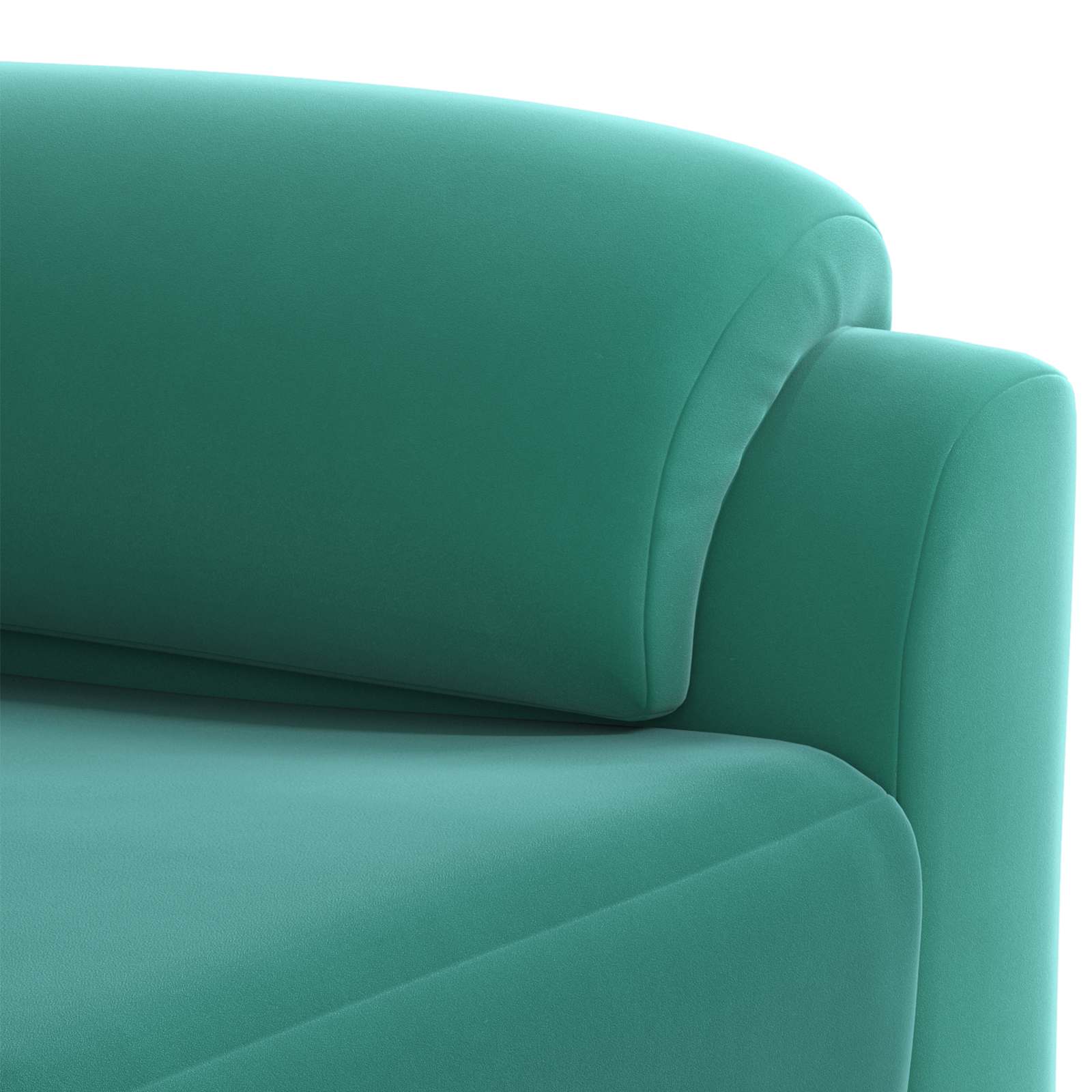 Bank Turquoise 214 x 85 x 93 cm fluweel