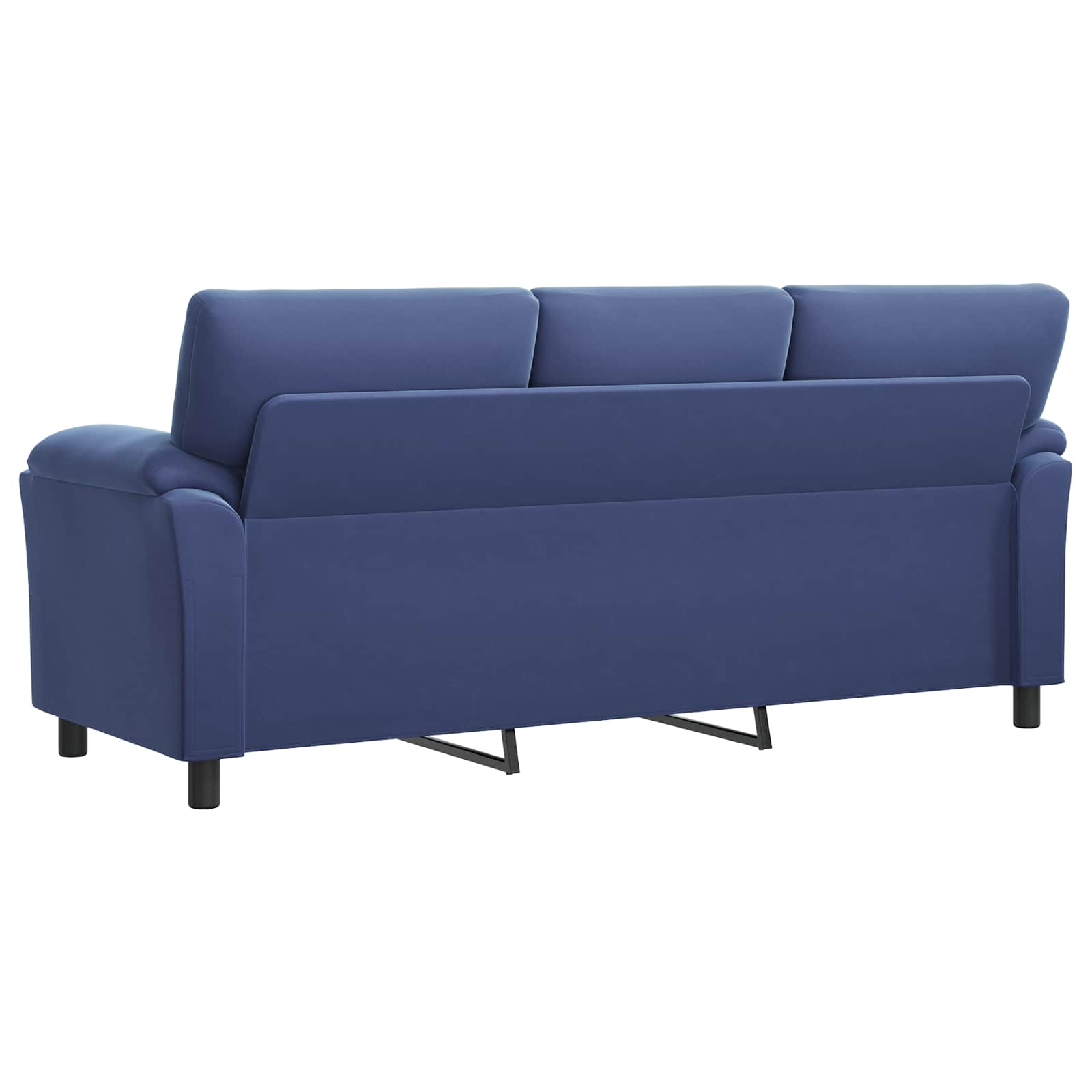 Bank Politieblauw 214 x 85 x 93 cm fluweel