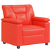 Bank Rood 91 x 85 x 93 cm Kunstleer