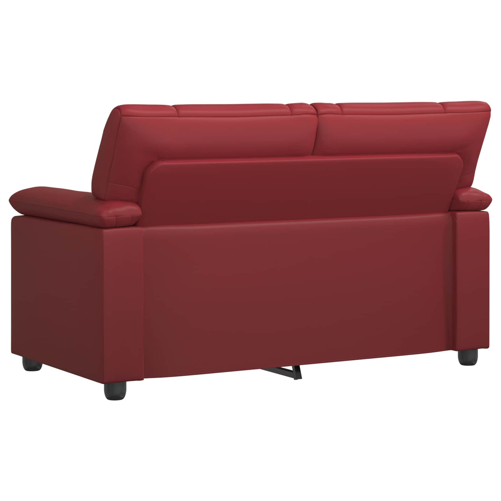 Bank Wijnrood 151 x 85 x 93 cm Kunstleer